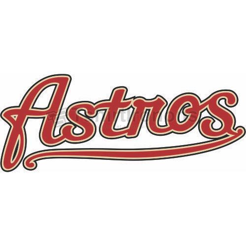 Houston Astros T-shirts Iron On Transfers N1586 - Click Image to Close